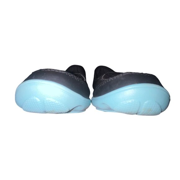 Pre-Loved Crocs Duet Busy Day Ballet Flats W Black & Blue Relaxed Fit - Picture 10 of 14